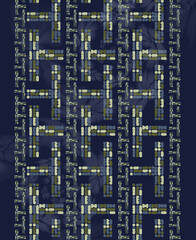 front back sleeve digital print pattern