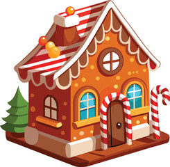 Christmas Gingerbread Villages whimsical round gingerbread dwelling with gumdrop roof