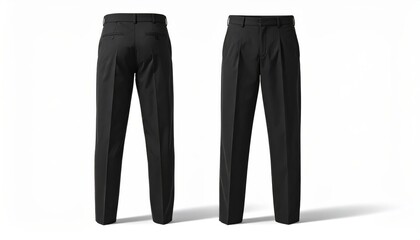 pants front and back view, white background.