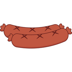 Fast food illustration