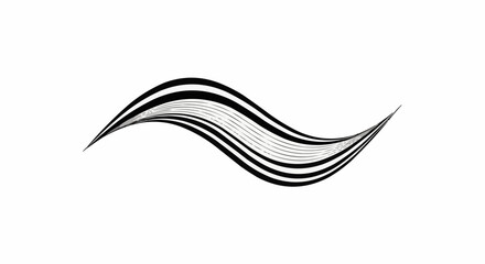 Fototapeta premium vector illustration of an abstract wave