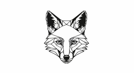 wolf head vector illustration