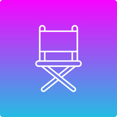 Camping chair Icon