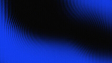 Electric blue wave gradient abstract background - Vivid electric blue gradient with soft wavy light texture and dark contrast, creating a futuristic and modern abstract background for design or motion