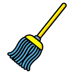 Vector Illustration of Mop Icon