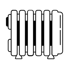 Vector Illustration of Radiator Heater Icon