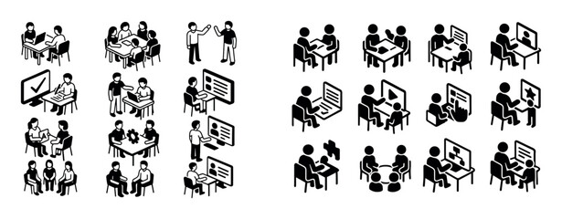 Isometric Tutoring Icons