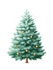 Fototapeta premium christmas tree, generation AI 