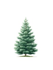 Fototapeta premium christmas tree, generation AI 