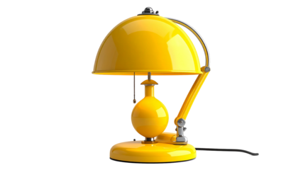 Yellow dome lamp
