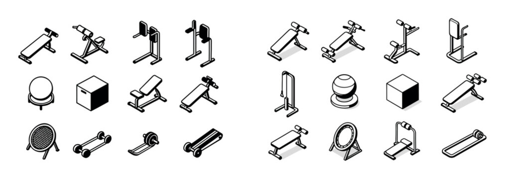 Isometric Exercise Icons