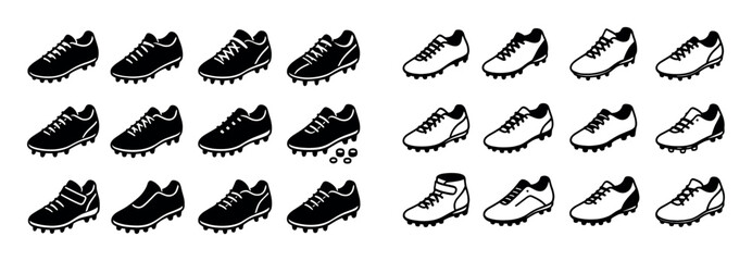 Isometric Sports Cleats Icons