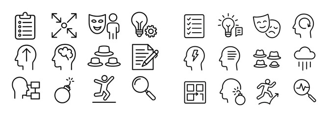 Creative Thinking Icons