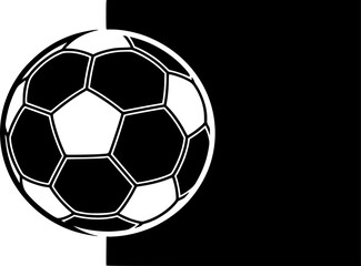 Fototapeta premium Football icon design illustration. icon concept in flat 