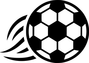 Obraz premium Football icon design illustration. icon concept in flat 