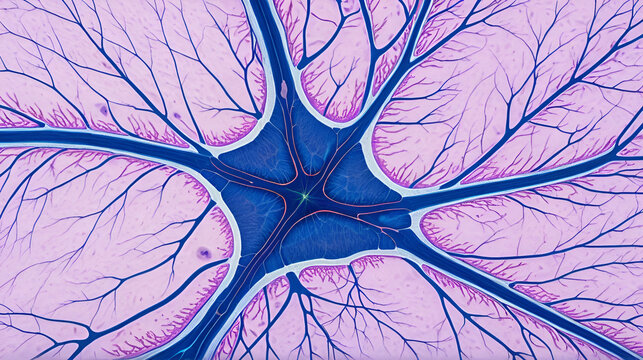 Histology Image of Nervous Tissue Showing Multipolar Neuron