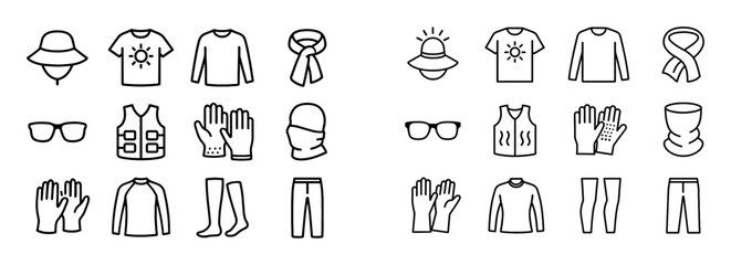 Heat Protection Icons