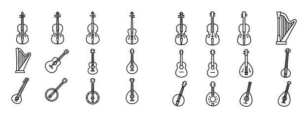 String Instruments Icons