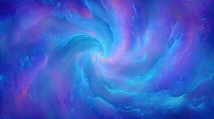 Abstract Colorful Spiral Galaxy Background