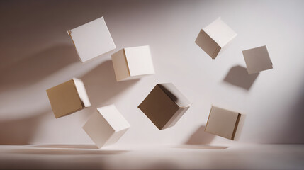 Abstract e-commerce logistics concept