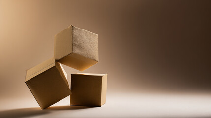 Abstract e-commerce logistics concept