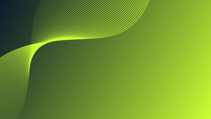 light green minimalist abstract line art vector background