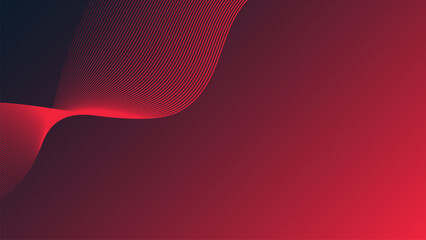 dark red minimalist abstract line art vector background