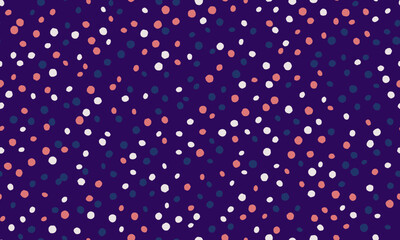 Joyful confettistyle pattern in vibrant hues. Perfect for backgrounds, textiles, and playful designs.  Evokes feelings of celebration and fun, ideal for branding, websites, and print media.