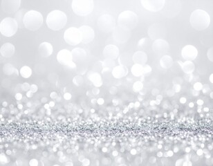 Hyper-detailed glitter texture in shimmering silver tones, subtle sparkling highlight 