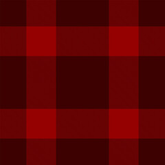 Classic red and burgundy plaid pattern. Timeless design suitable for backgrounds, apparel, and graphic design. Evokes warmth, tradition,  rustic charm.
