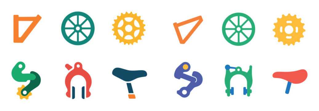 Bicycle Icon Set