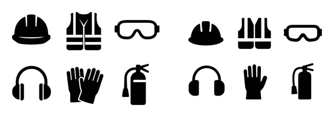 Safety Equipment Icons