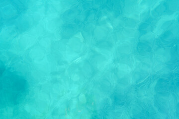 azure background of sea water