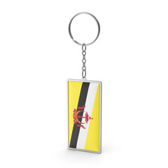 Brunei national flag keychain