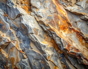 Hyper-detailed rough stone surface texture, warm gray tones with natural imperfection