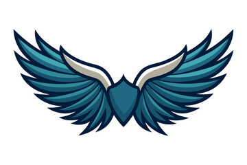 angel wings vector illustration