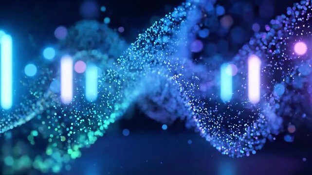 Neon Particle Wave: Hypnotic Live Wallpaper