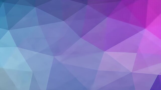 Abstract Geometric Polygonal Background in Purple and Blue Tones.