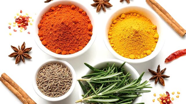 Aromatic Spices and Herbs - A Culinary Delight.