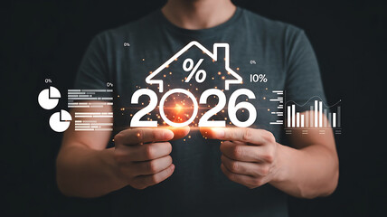 Real Estate Investment Forecast 2026 with Interest Rate Analysis and Financial Growth Potential Depicted in Graph