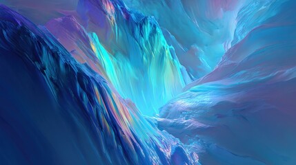 Abstract Digital Art With Vibrant Colors