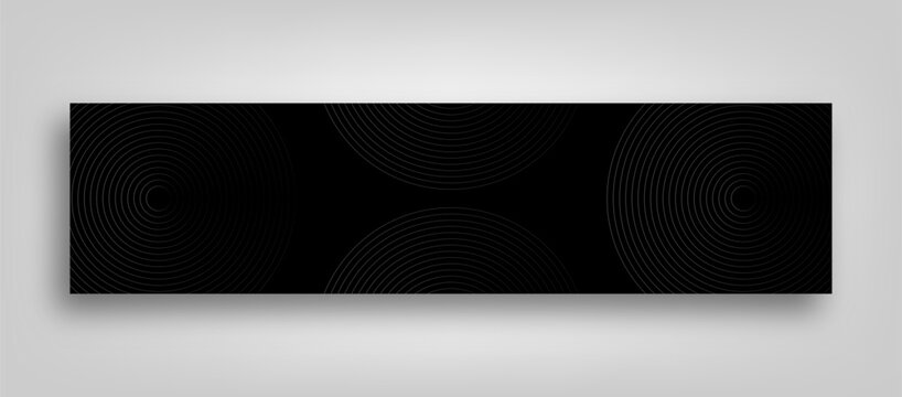 abstract black contour background for linkedin banner