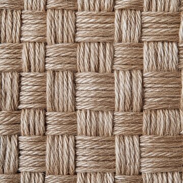 Close-up of a woven light beige fabric (1)