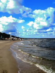 Bei Riga an der Ostsee in Lettland