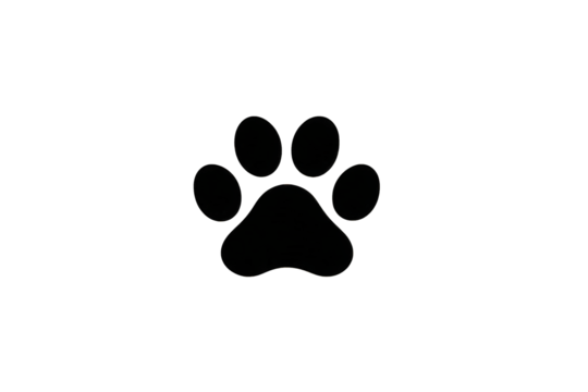 Abstract Paw Print Design - Powered by Adobe