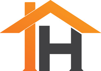House logo design. Luxury Real estate logo design. H logo design. House H logo design. Architectural, Financial, Technology, Security H logo design. Minimalist, Simple, Abstract logo design