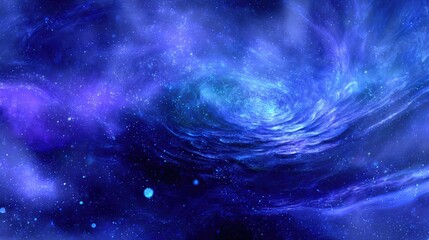 Fototapeta premium Colorful Deep Space Nebula With Stars