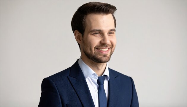 Adult with bashful delight shy smile warm bounce and creamy background gentle studio portrait for lifestyle wellness editorial and positive brand storytelling