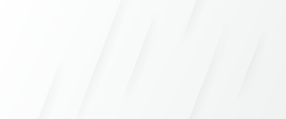 Obraz premium White Light and Gray Clean modern abstract background with geometric lines gradient for template cover poster, banner or layout vertical social Media.