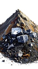 A Stunning Close-Up of a Mining Pile Reveals the Beauty of Extracted Minerals